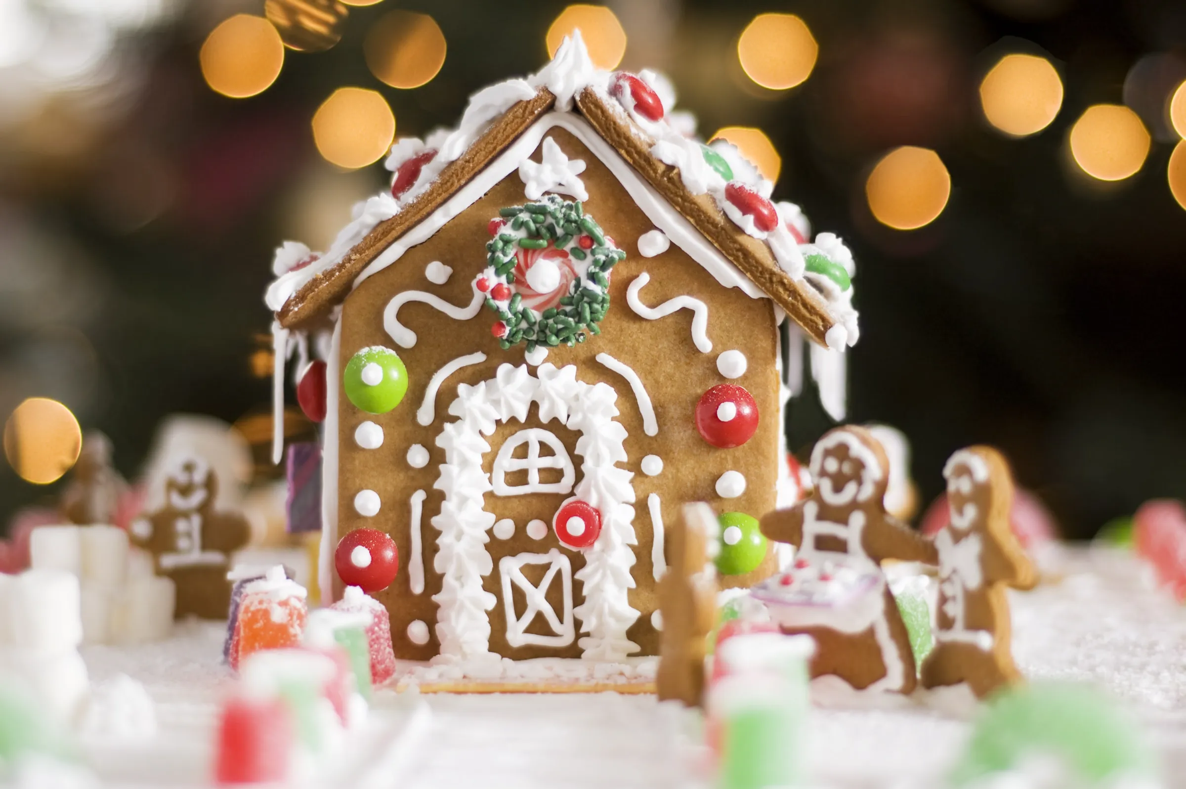 casitas de jengibre para navidad