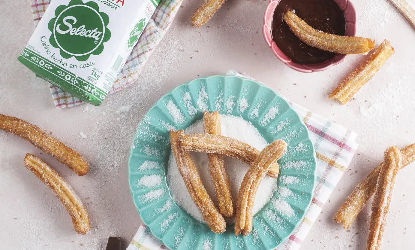 churros con chocolate