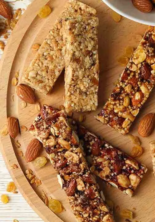 barritas avena frutos secos