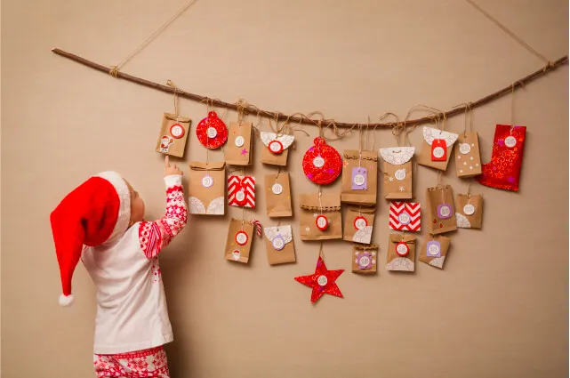 bolsas de papel navideñas colgante