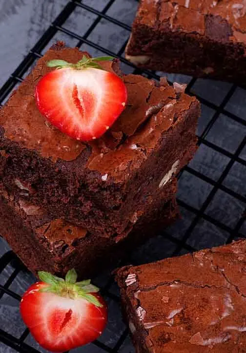 brownies primaverales: más livianos, igual de irresistibles