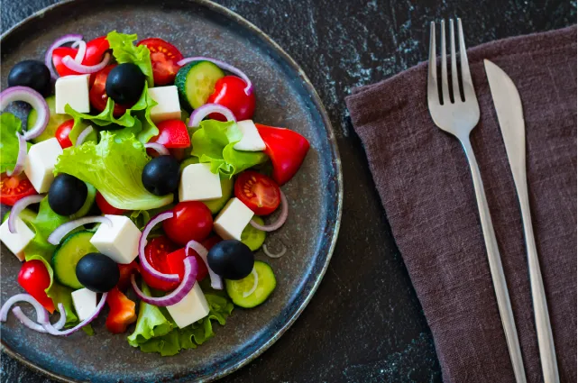 Ensalada de tomates saludable