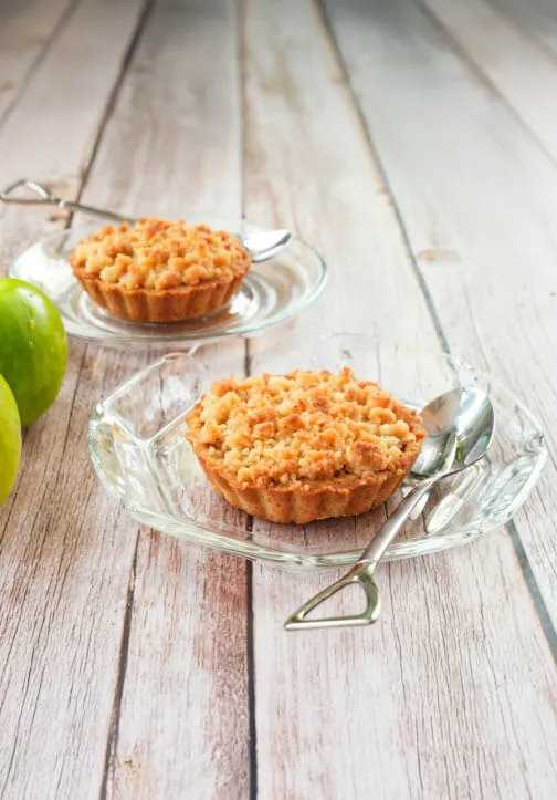 mini crumbles manzana