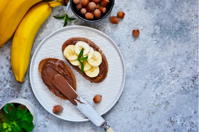 nutella en tostadas