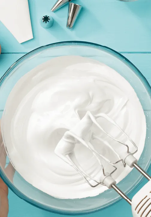 tips para hacer espuma merengue perfecta