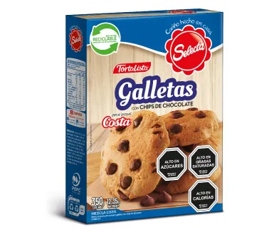 premezcla galletas con chips de chocolate