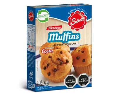 premezcla muffin con chips de chocolate