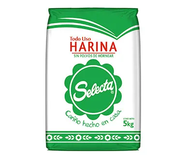 harina selecta sin polvos de hornear de 5 kilogramos 