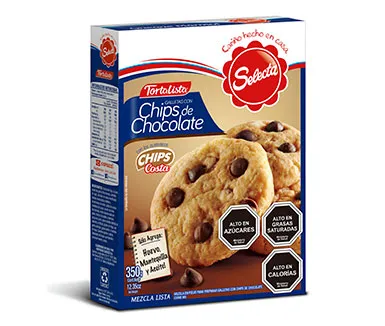 premezcla galletas con chips de chocolate