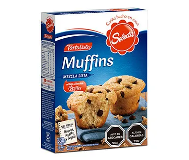 premezcla muffin con chips de chocolate