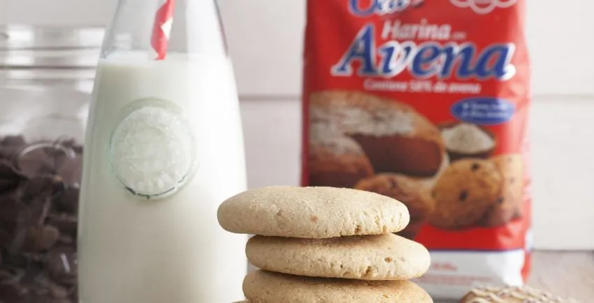 receta de galletas de avena