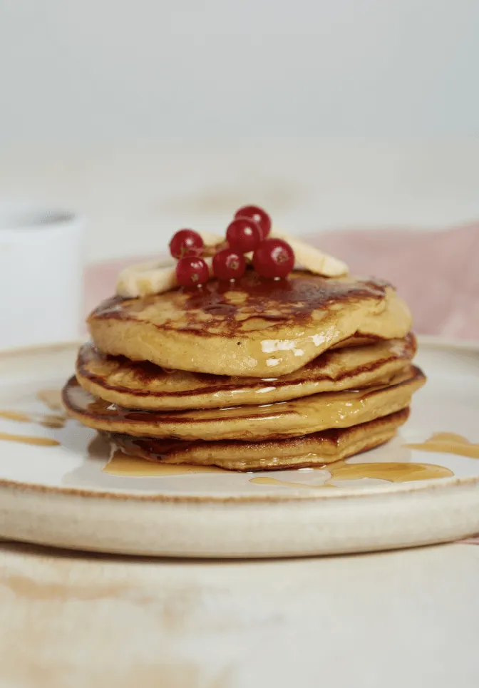 hotcakes de avena y platano receta