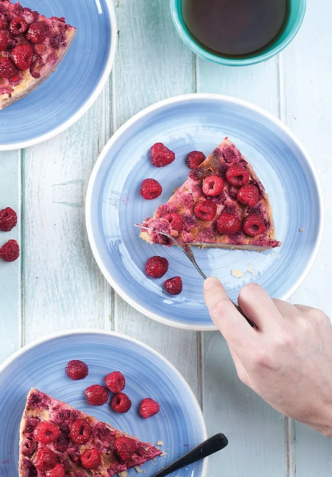 receta de kuchen sureño con frambuesas selecta