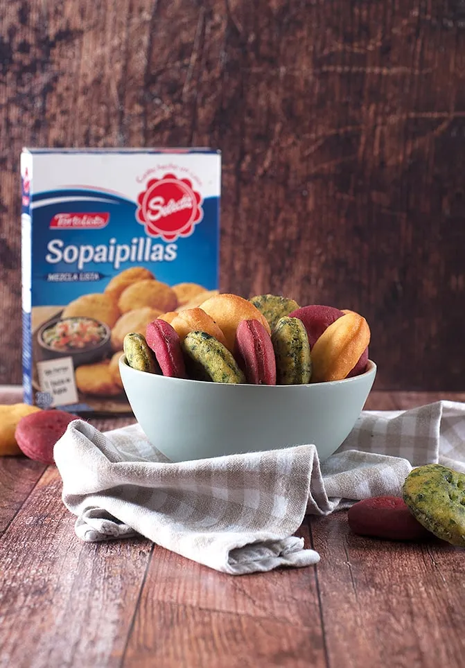 receta para las sopaipillas tricolor