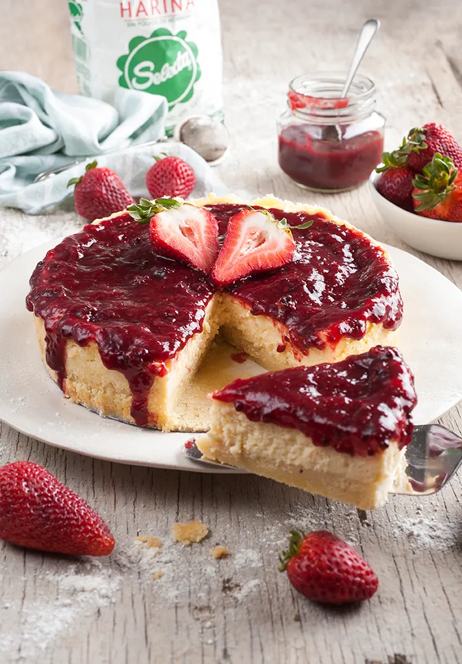 receta cheesecake de frutos rojos