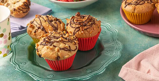 muffins con nueces