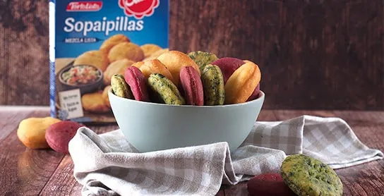 receta para las sopaipillas tricolor