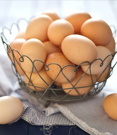el beneficio de usar huevos a temperatura ambiente